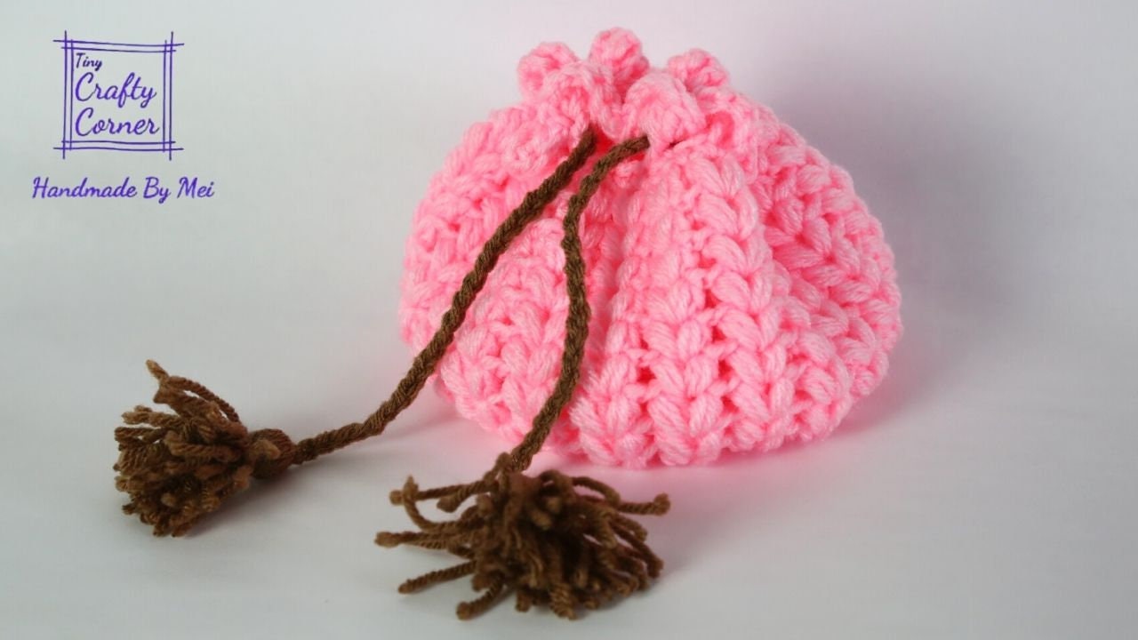PDF Crochet Pattern Mini Pouch Small Bag with Tassels | Etsy