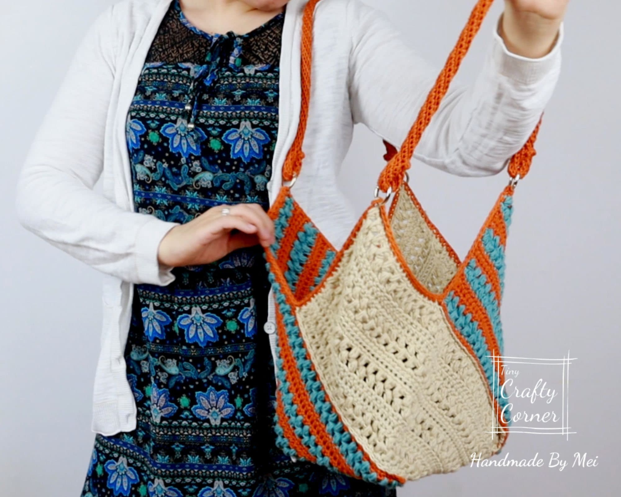 40 Crochet Shoulder Bags with Crossbody Bags, Tote Bags, and Bucket Bags 34 Crochet Easy Bag