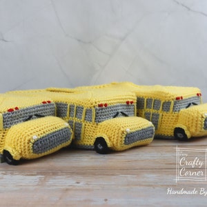 PDF Crochet Pattern School Bus Tissue Box Cover Pattern, Teacher's Gift, crochet School Bus, Back To School, Tissue Box Sleeve image 3