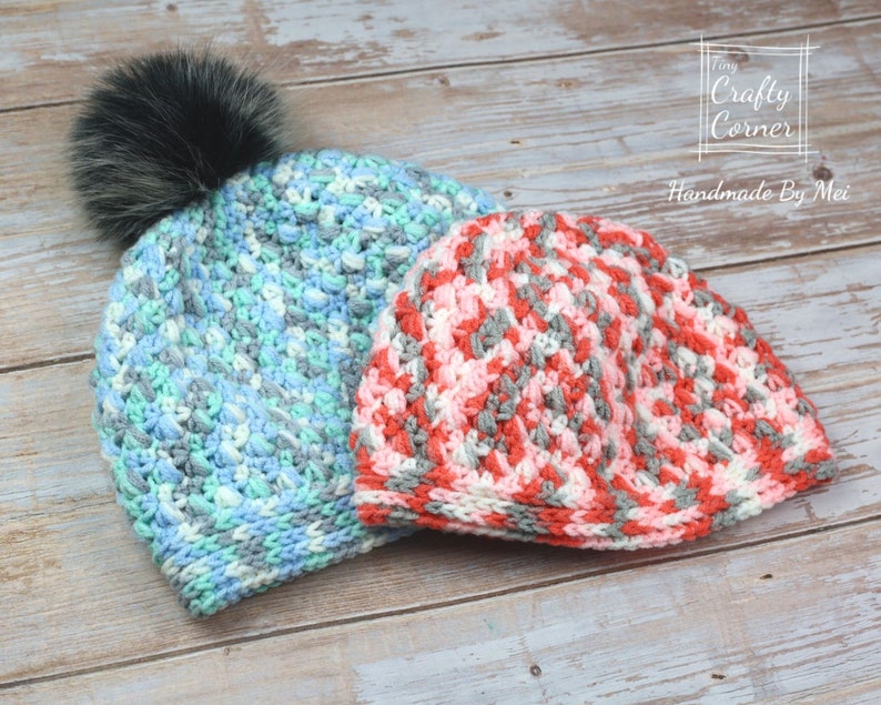 PDF Crochet Cozy Hat Pattern, Unisex Beanie Hat, Winter Hat Pattern For Kids, Hat For Women, Hat for Men image 3