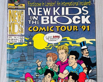 Harvey Comics, "New Kids on the Block: Comic Tour '91", no.4, April 1991