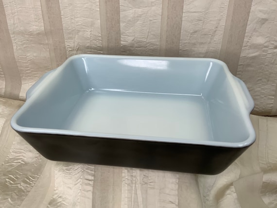Rare Pyrex Rodney Kent Black Starline 0503 With Lid