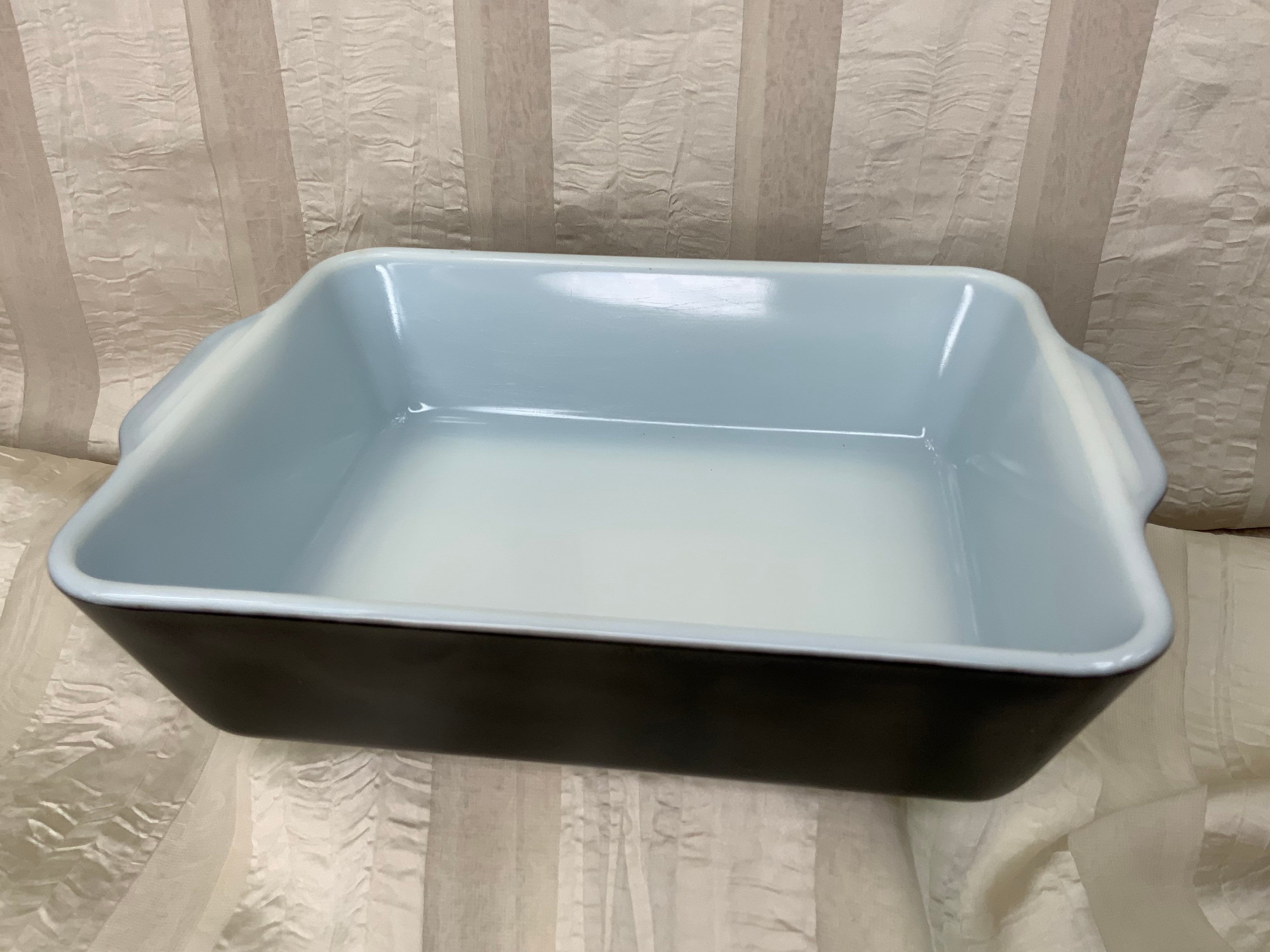 Pyrex - 725パイレックス  C&amp;S 2客　FKピーチラスター デミタス2客 Pyrex 2pc 4qt and 2.5qt Glass Mixing Bowls with Plastic Lids