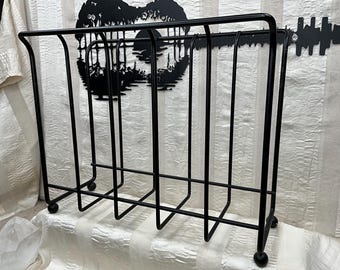 Metal Magazine Rack Vintage Magazine Holder - Etsy