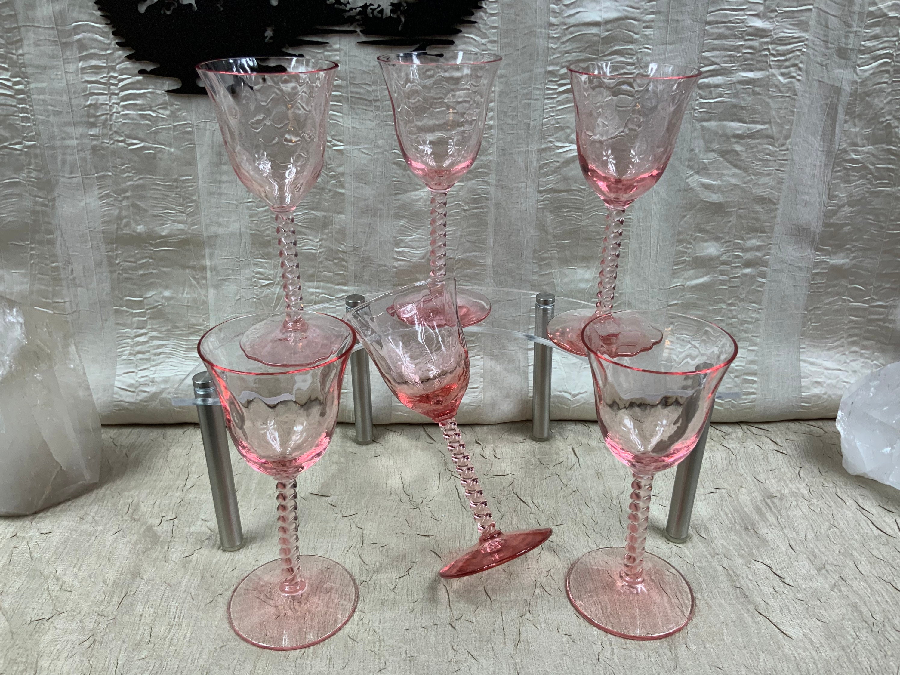 Six Crystal Cocktail Glasses with Faceted Stems and Geodesic Knuckles – LEO  Design, Ltd.