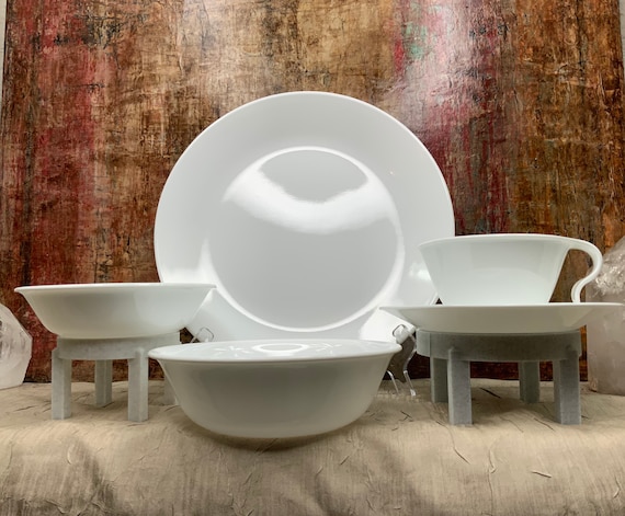 Corelle Livingware Winter Frost White Dinnerware Set