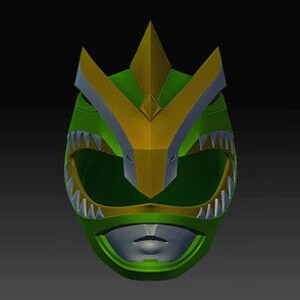 New Green Ranger Cosplay Helmet