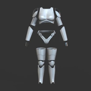 Female Stormtrooper Cosplay Armor