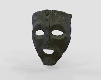 Loki Wooden Cosplay Mask