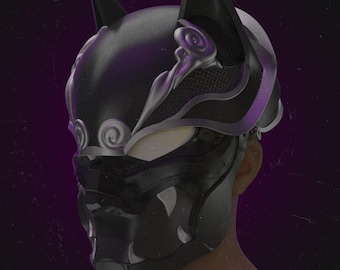 Shinobi Black Panther Cosplay Helm