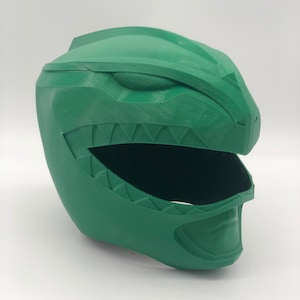 Green Power Rangers Cosplay Helmet