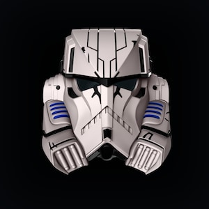 Casco de cosplay de Stormtrooper de Play Arts Kai