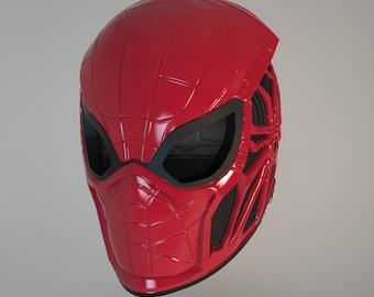 Casco de cosplay conceptual de Spider-Man