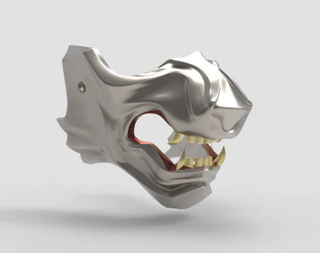 Ghost of Tsushima Wolf Mask Etsy