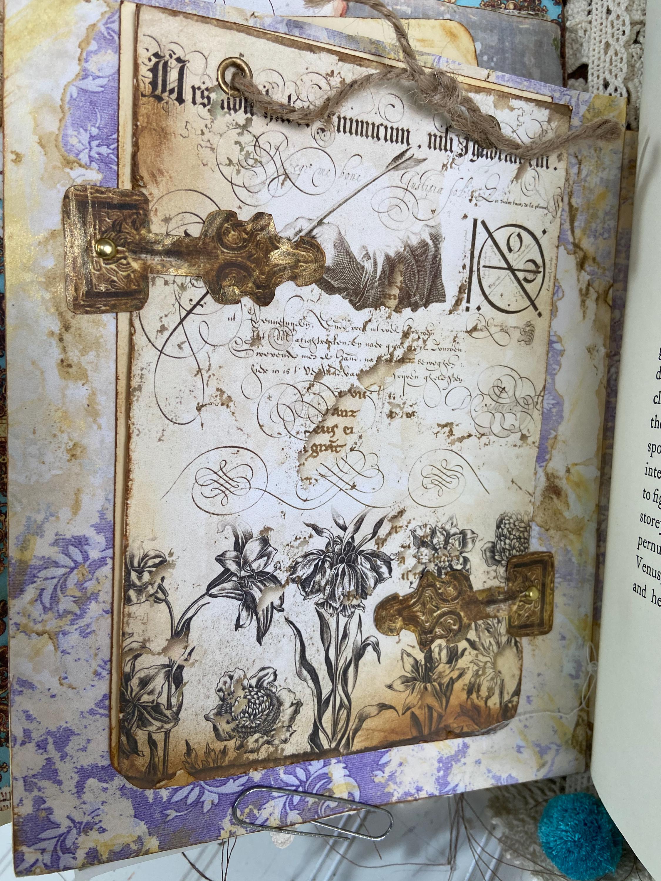 Handmade Italian Medieval Junk Journal With Lace Trim, Book Included ...