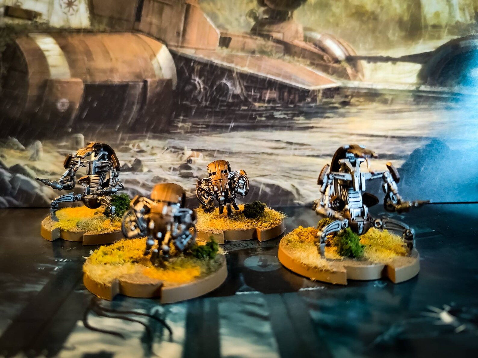 Star wars legion Painted droideka unit Etsy
