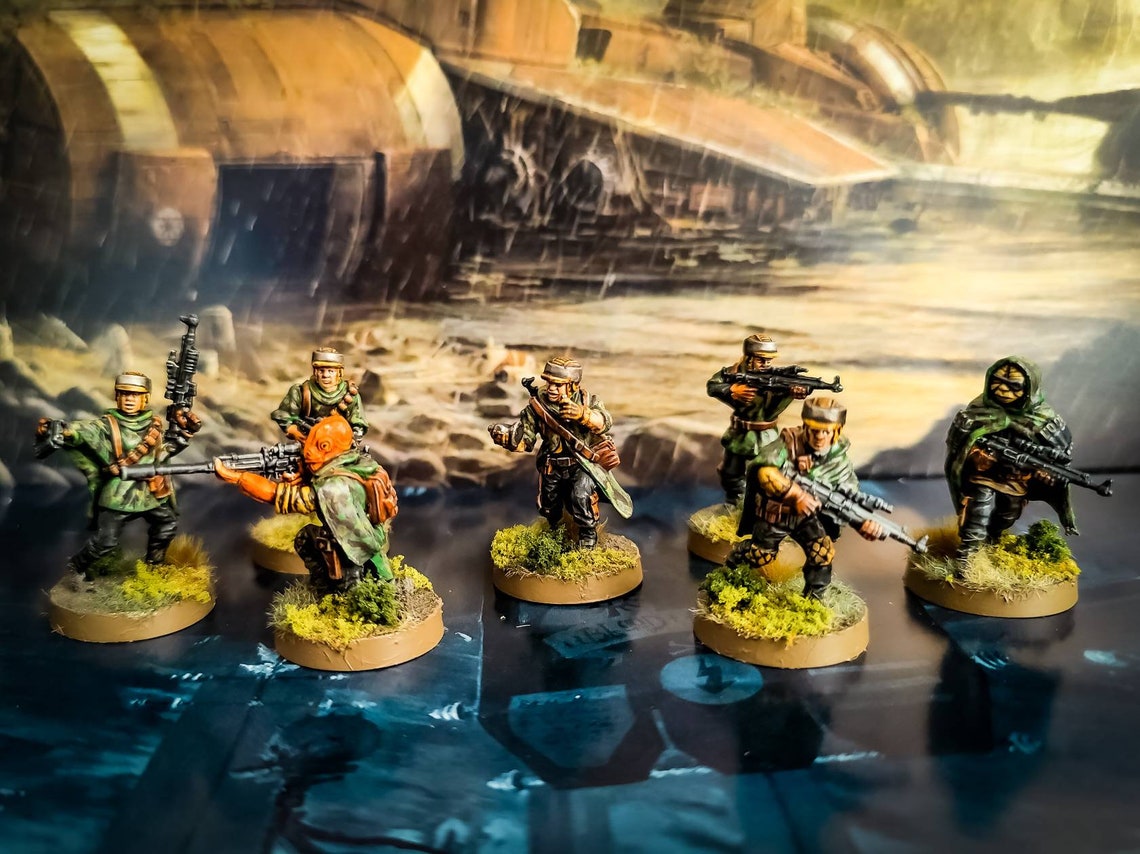 Star Wars Legion Rebel Commandos Commission Painted Etsy