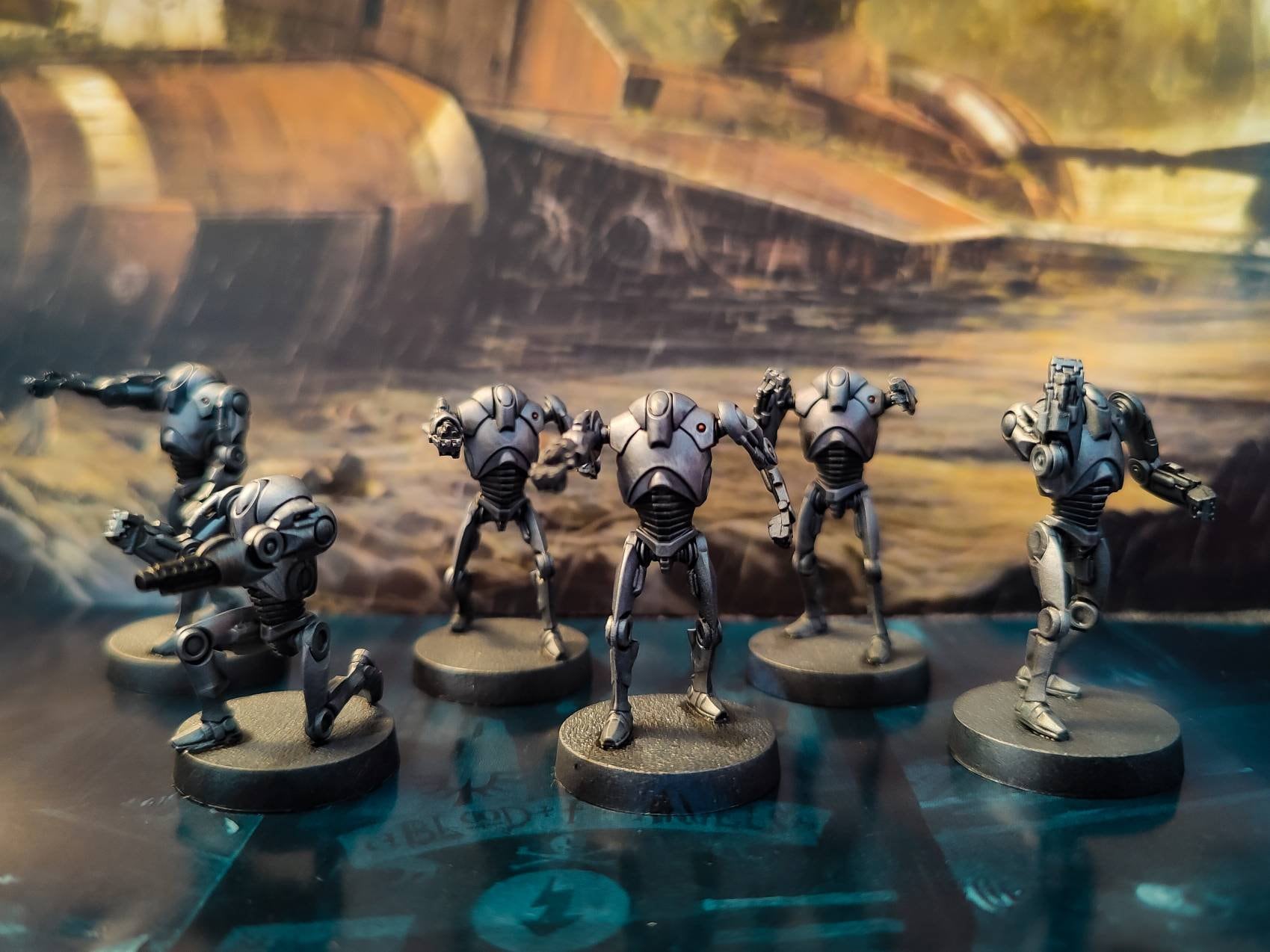 Star Wars Legion B2 Super Battle Droids Commission Painted Etsy