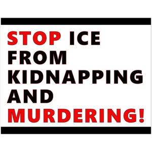 ポストカード10枚パック - ICEによる誘拐と殺人を阻止しよう