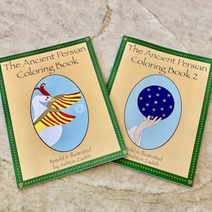 Ancient Persian Coloring Book Set