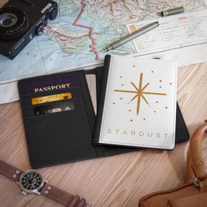 Boho Passport Cover, Bachelorette party gift , travel, destination wedding, passport holder, travel wallet, travel Document Holder, stars