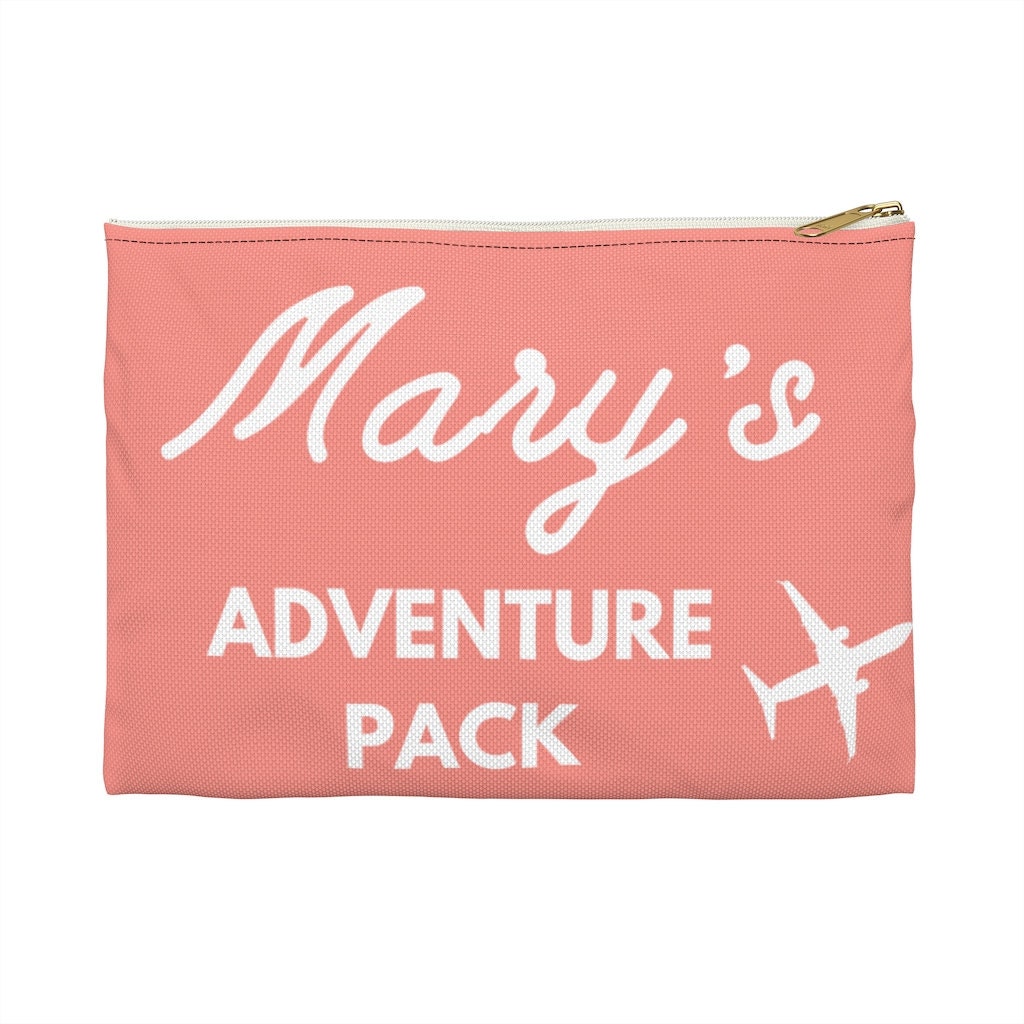 Travel Accessory Pouch, Personalized Pouch, Travel Makeup Bag, Travel Bag, Travel Kit, Plane