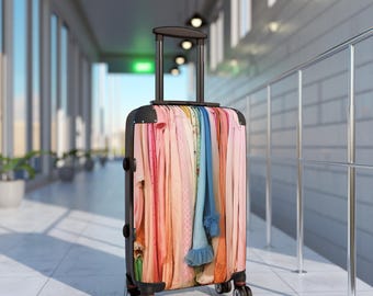 Vintage Vogue clothes Travel Suitcase for stylish women's suitcase chic luggage travel essentials for women boho chic suitcase