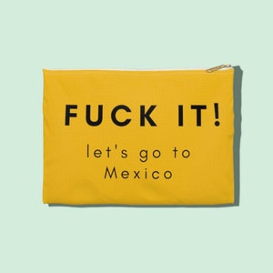 Travel Makeup Organizer | Mexico | Destination Bachelorette Gift | Stylish Travel Accessory | Bridesmaid Gift Beauty Bag | Travel Makeup Bag