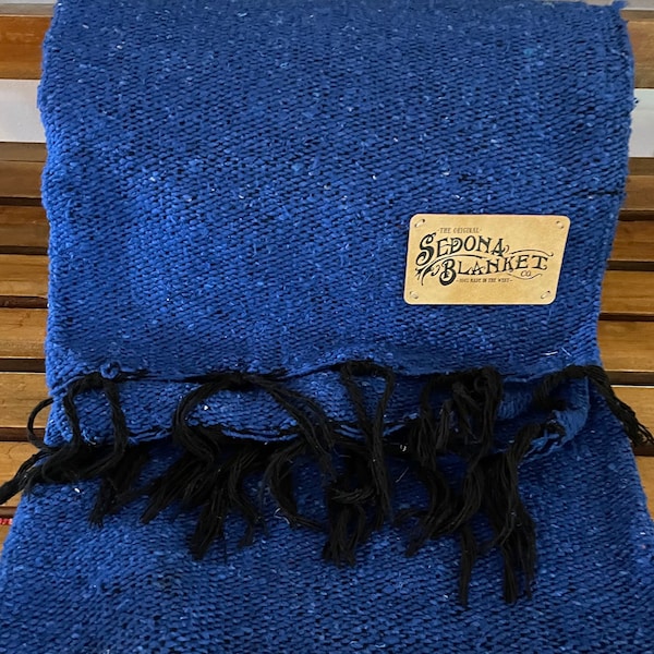 Royal Blue Throw Blanket Etsy