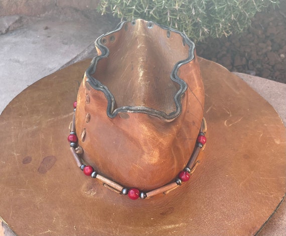 Handmade Sedona One of a Kind Beaded Coral & Wood  display picture 1