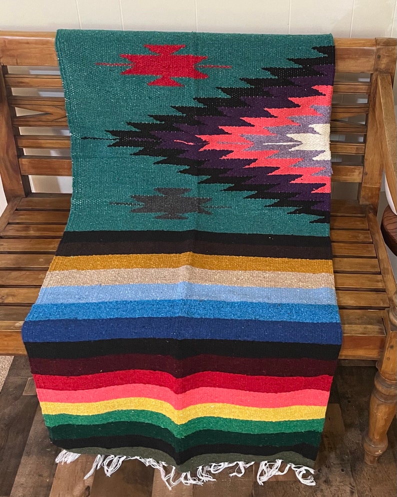 Premium Diamond Design Southwestern Blanket Painted Desert Tones by Sedona Blanket Co.