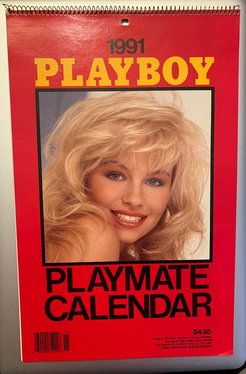 1991 Playboy Calendar Starring Pamela Anderson Etsy
