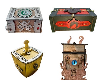 Best Sellers Package: Package of 4 Puzzle Box/Escape Room Games