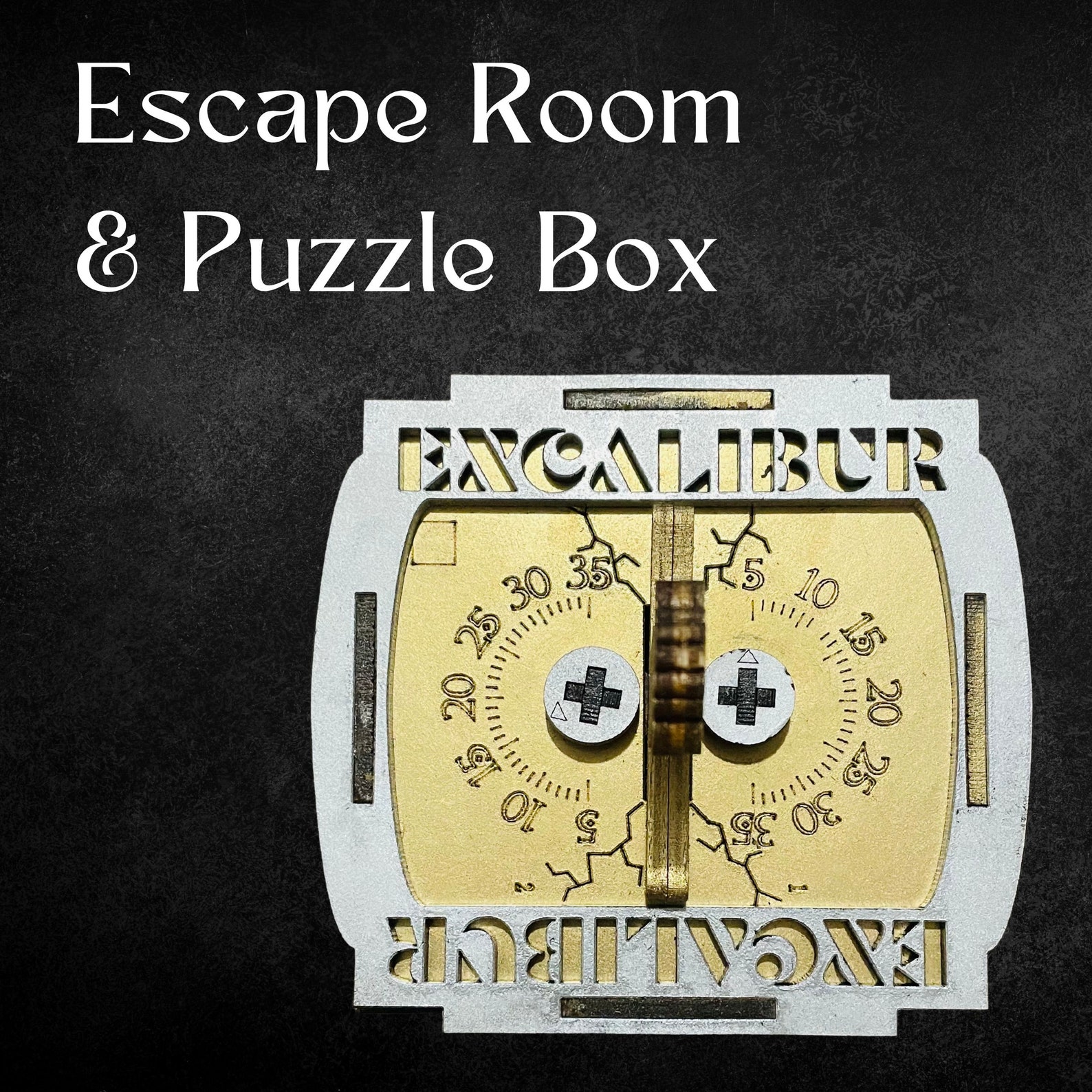 Excalibur Sword in the Stone Escape Room & Puzzle Box Etsy