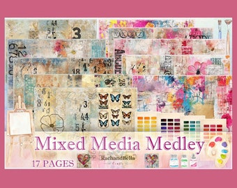 Mixed Media Medley Collection-  Digital download, No Physical Item