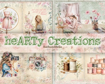 HeARTy Creations Journal Kit Colaboración con Scrapbooking With Me - USL y A4
