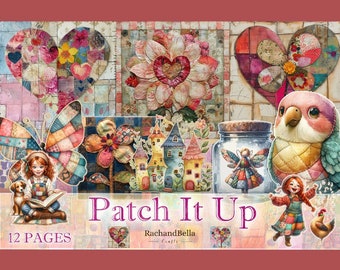 PATCH IT UP *Mixed Media Medley Collection-  Digital download, No Physical Item