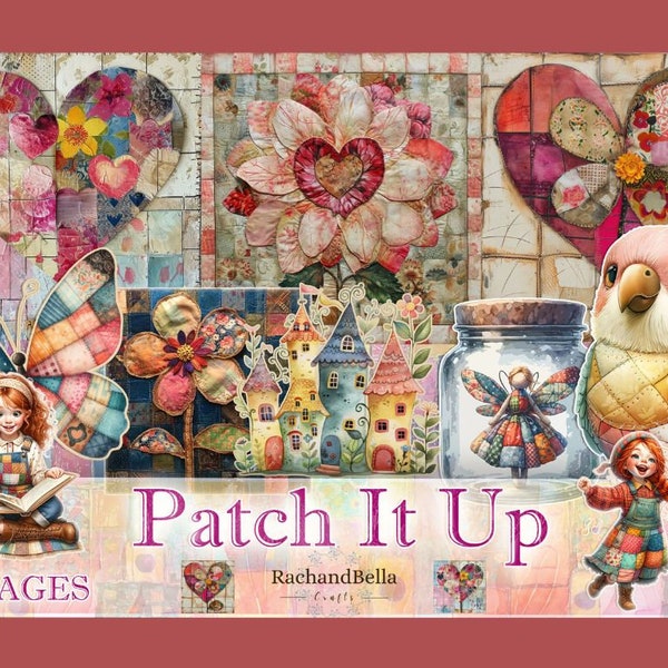 PATCH IT UP *Mixed Media Medley Collection-  Digital download, No Physical Item