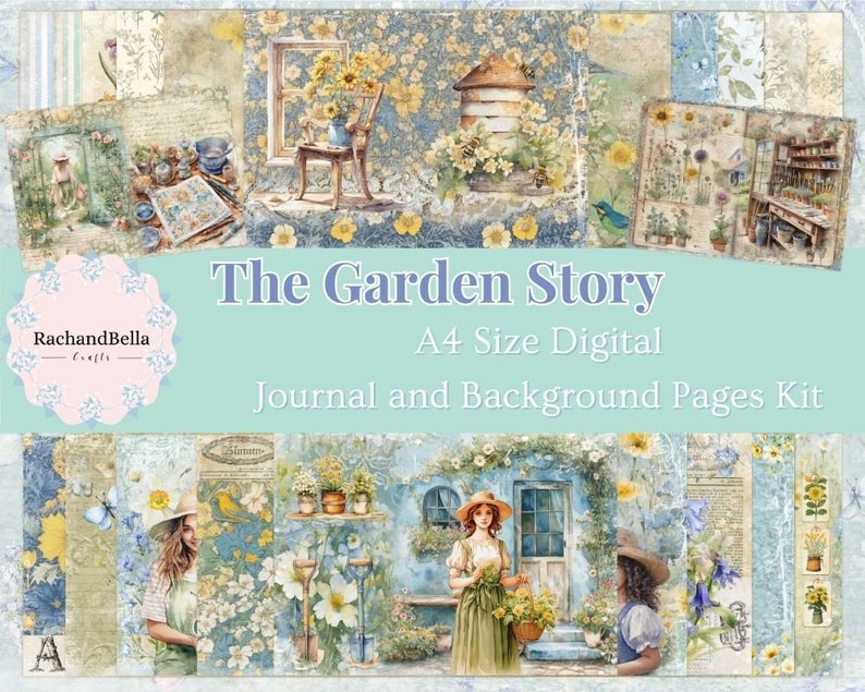Module complémentaire The Garden Story Kit de collaboration printemps 2024 avec Angela Kerr KIT numérique image 6