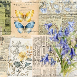 The Garden Story Journal Pages A4 lente 2024 samenwerkingspakket met Angela Kerr ENORME KIT van 25 pagina's afbeelding 4