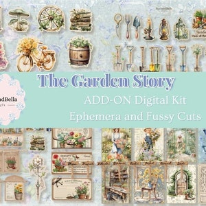 Module complémentaire The Garden Story Kit de collaboration printemps 2024 avec Angela Kerr KIT numérique image 3