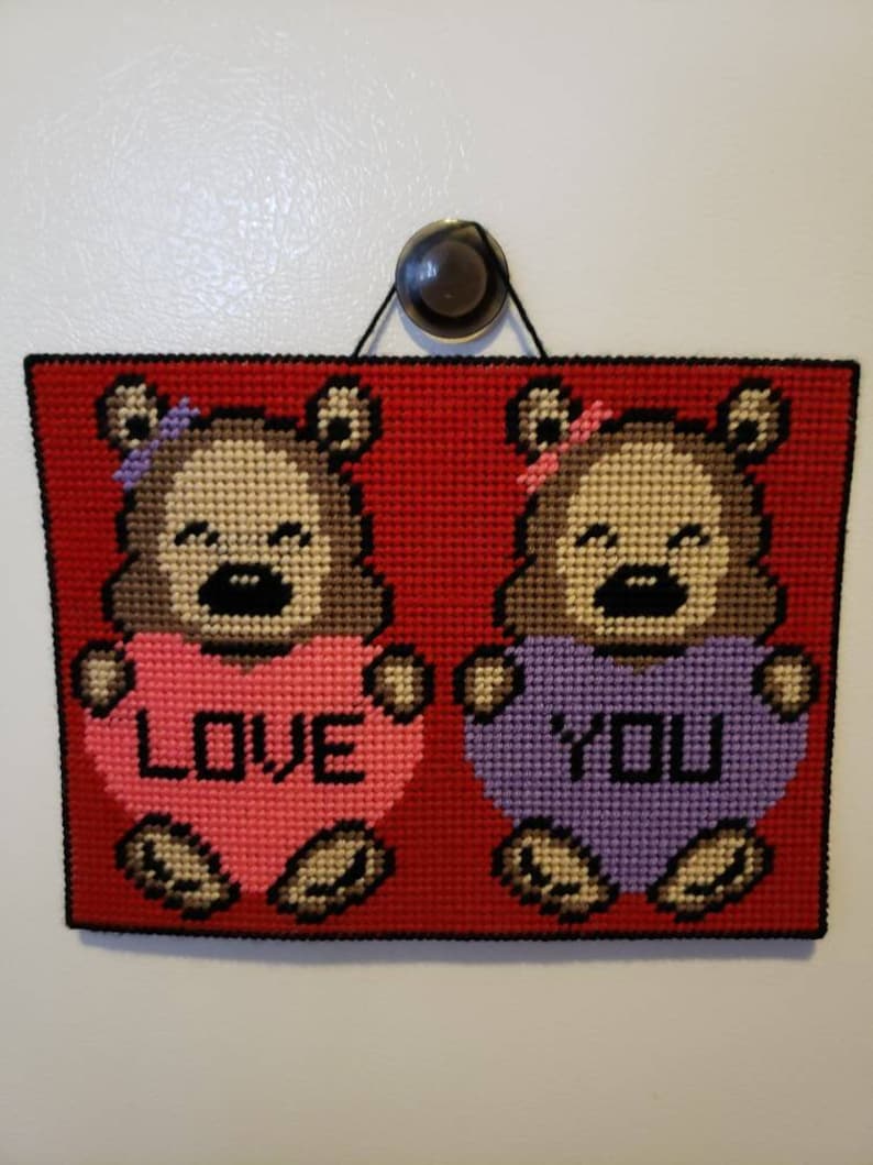 Valentine/'s Love You Bears Door Or Wall Hanger