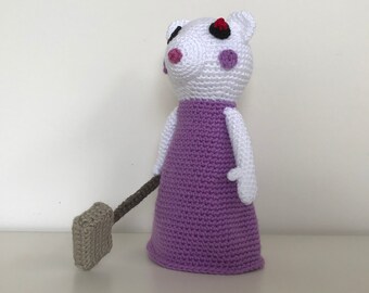 Shirly Sheep Crochet Pattern – Piggy Inspired Amigurumi (Digital Download)