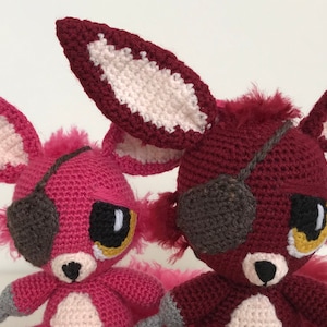 Five Nights at Freddy's Foxy Crochet pattern Digital Download. This is a PATTERN ONLY, not an actual toy image 10