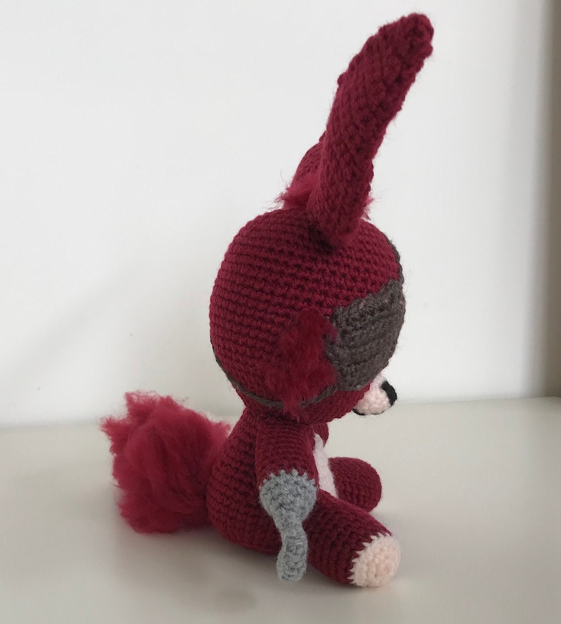 Five Nights at Freddy's Foxy Crochet pattern Digital Download. This is a PATTERN ONLY, not an actual toy image 5