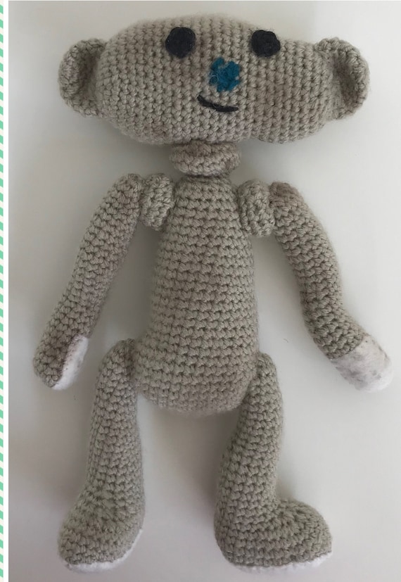 Beary Bear Crochet Pattern. 25cm Tall. Resembles a Character 