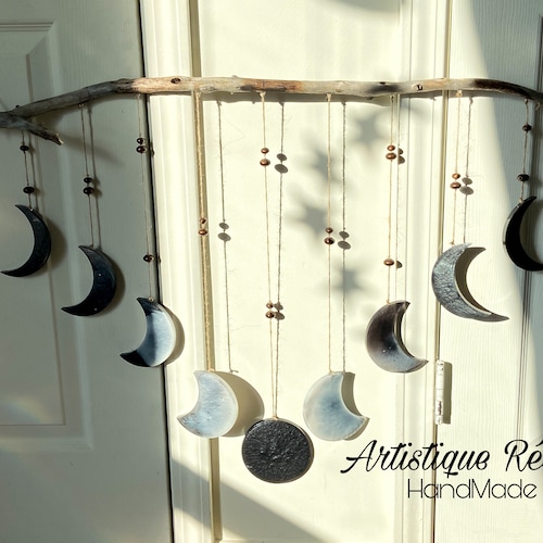 Moon Phase Wall Hanging Etsy