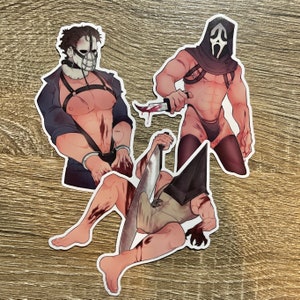 The Shape, Ghost, and Executioner Sticker | DBD | Large Glossy Vinyl Sticker