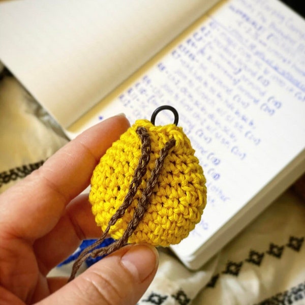 CROCHET PATTERN for Loop Earplugs Case Travel Bag