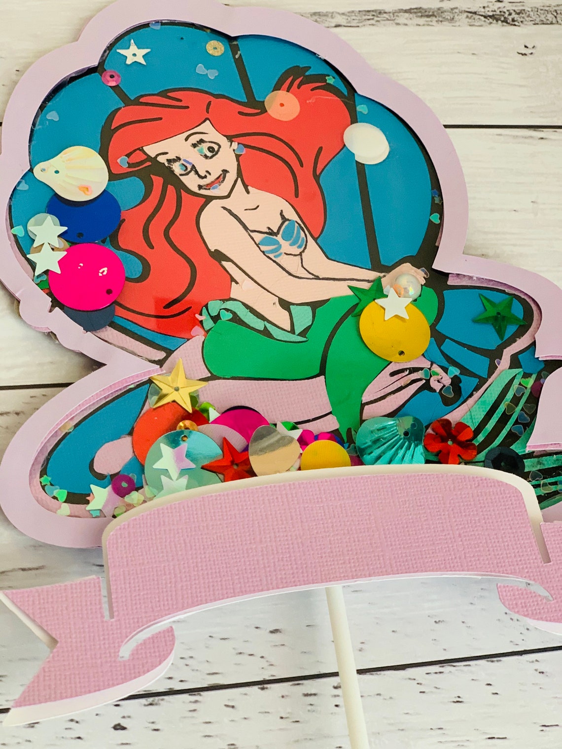 Personalized Ariel Cake Toppers Ariel Little Mermaid Etsy Ireland